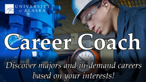 Career Coach Discover majors and in-damand careers based on your interests!