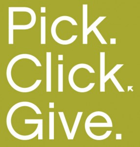 pick. click. give.
